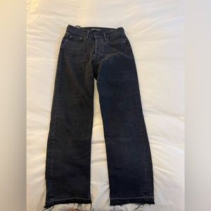 Aritzia denim forum the arlo high rise straight